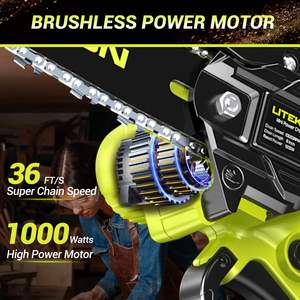 <span class=keywords><strong>เลื่อย</strong></span>โซ่ไฟฟ้า<span class=keywords><strong>ไร้</strong></span><span class=keywords><strong>สาย</strong></span>ขนาดเล็กแบบมือถือ มอเตอร์แบบแปรงถ่าน บาร์นำโซ่ 6 นิ้ว 550 วัตต์ แบตเตอรี่ลิเธียม เครื่องมือ DIY OEM สำหรับ<span class=keywords><strong>ตัด</strong></span>แต่ง<span class=keywords><strong>กิ่ง</strong></span><span class=keywords><strong>ไม้</strong></span>ในบ้าน - Product Image 5