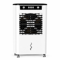 Ventilateur d'air intelligent électrique, élégant et amovible, le plus vendu, avec fonctions de refroidissement et de chauffage, et alarme de niveau d'eau faible, idéal pour les espaces ouverts