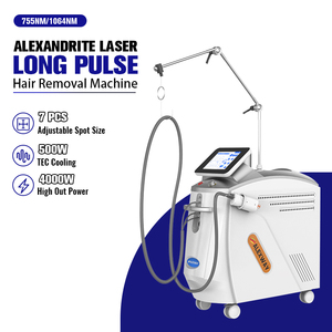1064nm <span class=keywords><strong>Alex</strong></span> 755nm nd YAG Depilación láser con sistema de enfriamiento de criógeno Máquina profesional de depilación láser de Alejandrita - Product Image 1