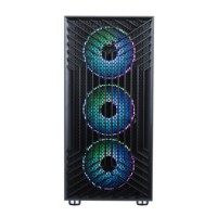 SAMA – boîtier magnétique anti-poussière pour ordinateur de jeu, tour moyenne, tour moyenne, tour moyenne, USB 3.1, ITX