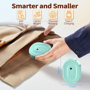N12 Mini Thermal <b>Sticker</b> Label Maker Machine 13-15mm <b>Paper</b> Width Home Use for 1200mAh Battery for Mobile Phone Stock - Product Image 3