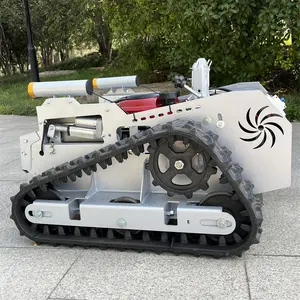 Controle Remoto Lawn Mower Novo Design All Terrain Crawler Lawn Mower Robô All Terrain Lawn Mower Para Golf Course