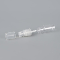 Livraison rapide, flacon pulvérisateur en plastique transparent de 10 ml, petite capacité, vide, pour liquide
