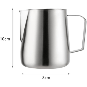 Tazza moderna in acciaio inox per caffè <span class=keywords><strong>Espresso</strong></span> Cappuccino Latte Art molteplici capacità con scala in metallo - Product Image 4
