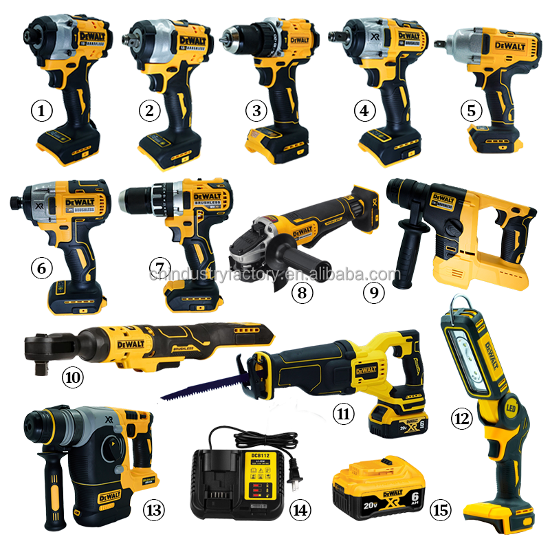 Kit combinado de herramientas eléctricas inalámbricas