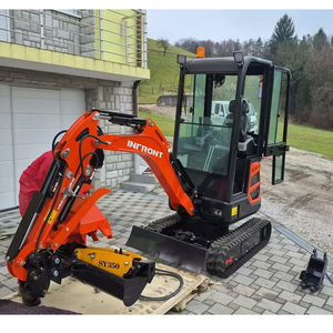 Miễn phí vận chuyển Máy đào mini thủy lực nhỏ nhất giá rẻ nhất dùng cho công việc nông trại Máy đào mini 2.0 tấn - Product Image 2