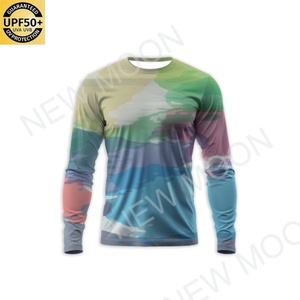 เสื้อตกปลาแขนยาวแบบยูนิเซ็กซ์ ป้องกันรังสียูวี UPF 50+ ระบายอากาศได้ดี แห้งเร็ว ผลิตจากโพลีเอสเตอร์ พร้อมช่องระบายอากาศแบบตาข่าย - Product Image 2