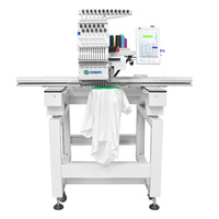 Machine à broder informatisée DISEN grand format à tête unique pour casquettes, t-shirts, surfaces planes, broderie 3D, paillettes, cordon, perles, chenille, broderie lourde