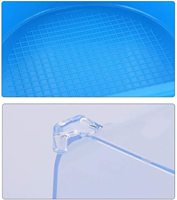 Bain d'oiseaux transparent en gros pour cage, accessoires de cage, baignoire suspendue pour perroquet, salle de douche pour petits oiseaux
