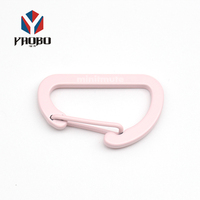 Gantungan Kunci Logo Kustom Klip Pengait Oranye Aluminium Bentuk Labu Carabiner Clip Spring Snap Hook Karabinerhaken untuk Tempat Kunci