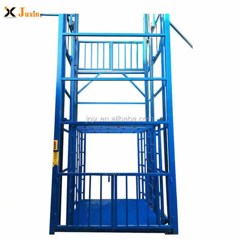 Warehouse Cargo Elevator Hydraulic Lifting Platform with Motor Electric Direct Plant Manufacturer with High Quality Safety First