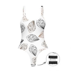 Popolari conchiglie hawaiane stampate su richiesta costumi da bagno <span class=keywords><strong>taglie</strong></span> <span class=keywords><strong>forti</strong></span> tuta staccabile inguinale per la personalizzazione comoda delle donne - Product Image 3