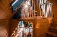 Petite cabine préfabriquée Kit de petite cabine de luxe à cadre Maison triangulaire Maison temporaire Hôtel de villégiature modulaire