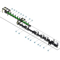 Nouvel équipement de ligne d'assemblage automatique pour la fabrication de puissance de cellule de poche de production de module de batterie au lithium-ion prismatique