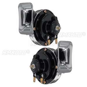 1/2PcS Klaxon Électrique Super Puissant 110DB 12V Étanche Type Escargot Son Fort pour Voiture Moto Camion Bateau - Product Image 5