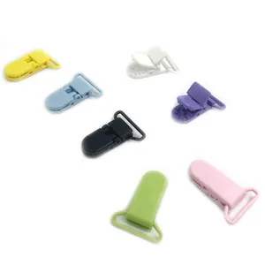 Dummy Clips DIY Accessory Charms Baby Teether Pacifiers Clip Holder Wholesale Plastic Standard BPA Free Baby Feeding Products