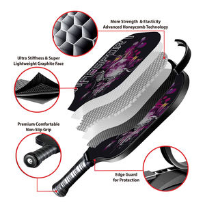 2025 Pro IV tfp bọt 14mm 16mm Độ dày gen4 lõi thermoformed TORAY T700 sợi carbon pickleball mái chèo - Product Image 3