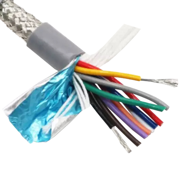 Flex LIYCY Shielded Flexible Data Cable 4 10 12 Core Multicore Screened Connecting LIYCY Control Cable for Signal Transmission