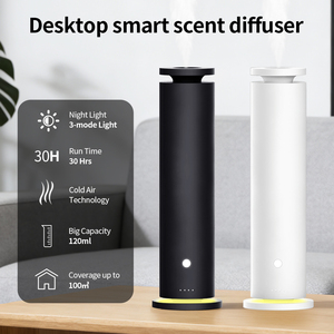 Luxury Desktop Essential <b>Oil</b> <b>Diffuser</b> Tower Remote App Control Waterless Fragrance 120ml Capacity Electric Power 1-Year Warranty - Product Image 2