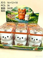 Grand lapin moelleux et extensible anti-stress, jouet à presser en TPR, forme visage mignon Kawaii, marque Zjjr, cadeau