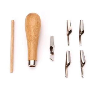 Ensemble d'outils pour le linoléum Glitter Art <span class=keywords><strong>Lino</strong></span> Cutting Printmaking Stamp Tools for Rubber Stamps DIY Carving Sculpting - Product Image 4