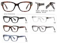 Nouvelles montures de lunettes carrées pour homme, lunettes de marque, design en métal, lunettes optiques, myopie, lunettes de lecture, TR90