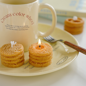 Bougie parfumée aux biscuits pour propriétaires de magasins créatifs de niche, décoration artisanale mignonne, stimulant de trafic commercial, coffret cadeau - Product Image 2