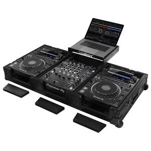 Estuche profesional de aluminio para dj, compatible con la mayoría de 12 mezcladores y dos pioneros <span class=keywords><strong>CDJ</strong></span>-<span class=keywords><strong>3000</strong></span> - Product Image 5