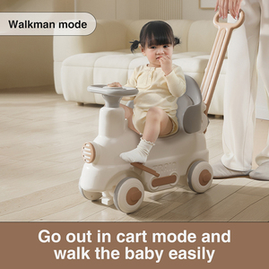 Mainan goyang bayi, <span class=keywords><strong>3</strong></span> 1 mainan hadiah ulang tahun yang menyenangkan dengan plastik trampolin hewan goyang kuda dapat dilepas keseimbangan papan untuk balita - Product Image 5