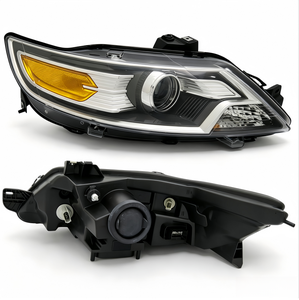 Conjunto de Faros Delanteros para Ford <span class=keywords><strong>Taurus</strong></span> 2010-2012, Faro Halógeno Izquierdo y Derecho, Repuesto OEM, Compatible con FO2502280 FO2503280 - Product Image 2