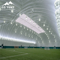 Dôme gonflable pour terrain de football, structure soutenue par l'air, dôme sportif