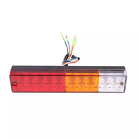 Offre Spéciale étanche rectangulaire LED feu arrière pour camion remorque tracteur-jaune PC matériel clignotant Spot lampe feu de circulation