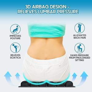 <span class=keywords><strong>Coussin</strong></span> de siège de voyage <span class=keywords><strong>coussin</strong></span> de soulagement de pression gonflable à Air 3D pour le soulagement de la douleur des hémorroïdes et du coccyx <span class=keywords><strong>coussin</strong></span> breveté <span class=keywords><strong>Amazon</strong></span> - Product Image 6