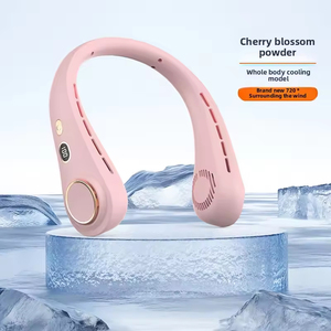 Enfriador de cuello inteligente con pantalla, carga USB, turbina de flujo de aire, flexible, silencioso, portátil para deportes y correr - Product Image 6