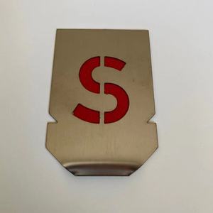 Ensemble de pochoirs à lettres de 3 pouces, modèle personnalisé, <span class=keywords><strong>peinture</strong></span> en acier inoxydable <span class=keywords><strong>sur</strong></span> le mur, toile, <span class=keywords><strong>bois</strong></span>, métal, fer - Product Image 5