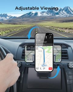 <span class=keywords><strong>Support</strong></span> de téléphone de <span class=keywords><strong>voiture</strong></span> robuste avec fente pour CD, maintien sur 3 côtés, utilisation à une main, universel et durable, compatible avec tous les smartphones - Product Image 3