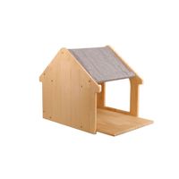 CNLF Maison d'intérieur en bois massif pour animaux de compagnie Maison confortable pour chats