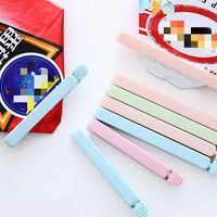 2025 nouveauté coloré alimentaire sac étanchéité Clips 12CM sac en plastique scellant Clips cuisine café pomme de terre puce Snack sac de stockage des aliments