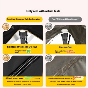 <span class=keywords><strong>Set</strong></span> da campeggio completo originale tenda pieghevole portatile a singolo strato con baldacchino completamente automatico realizzato in poliestere resistente - Product Image 2