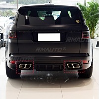 Para Range Rover Sport 2018-2022: Accesorios para coche, kit de carrocería con puntas de escape y silenciador.
