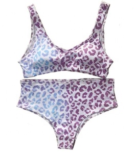 Women and <strong>Girl</strong> Leopard Temperature Color Changing <strong>String</strong> <strong>Bikini</strong> Discoloration Triangle <strong>Bikini</strong> Color Changing Micro <strong>String</strong> <strong>Bikini</strong> - Product Image 2