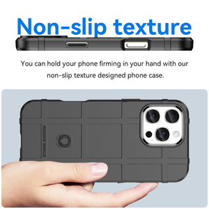 Funda Protectora Resistente Rugged Shield Esmerilada a Prueba de Golpes para iPhone 16 Pro Max 15 Pro 14 Plus 13 12 11 XS Max XR 7 8 Plus SE4 - Product Image 3
