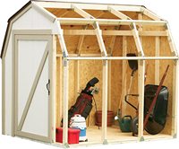 Kit de construction de hangar de stockage sur toit, garage, grange, bricolage, angles en acier, connecteurs, supports