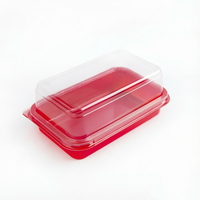 Boîte d'emballage personnalisée pour pâtisserie, boîte blister, boîte d'emballage en plastique jetable pour gâteaux et pâtisseries