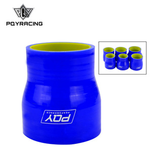 ท่อซิลิโคน Poyracing ขนาด 51 มม.-64 มม. สีฟ้าเหลือง สำหรับอัพเกรดอินเตอร์คูลเลอร์ - Product Image 1