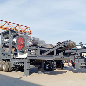 180-200t/h Wheel Type Screening and Portable Crushing Plant <b>Mining</b> Mobile Quarry Jaw Crusher <b>Machine</b> - Product Image 5