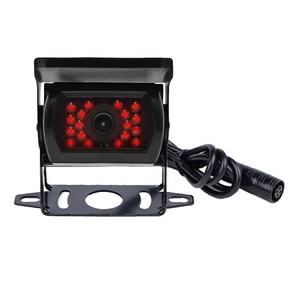 Cámara de Reversa de Alta Resistencia de 4 Pines con Carcasa Metálica, <span class=keywords><strong>18</strong></span> LED IR, Visión Nocturna, Impermeable, Sensor AHD 1080P para MDVR de Camión - Product Image 1