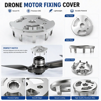 Services d'usinage CNC suisse pour la fabrication d'accessoires de drones, notamment les supports de moteur pour drones UAV.