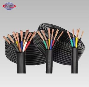 Câbles de commande flexibles plats en cuivre CE <span class=keywords><strong>2</strong></span>-64Cores échoués <span class=keywords><strong>0</strong></span>.75 <span class=keywords><strong>1</strong></span> <span class=keywords><strong>1</strong></span>.5 <span class=keywords><strong>2</strong></span>.5 4 <span class=keywords><strong>6</strong></span> mm m² 300-750V chauffage industriel RoHS IP54 - Product Image 1