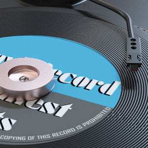 Adaptador Universal de Aluminio para Discos LP con Absorción de Impactos, Funda Excéntrica de Orificio Grande de 7 Pulgadas, Estabilizador de Peso para Tocadiscos de 45 RPM - Product Image 4